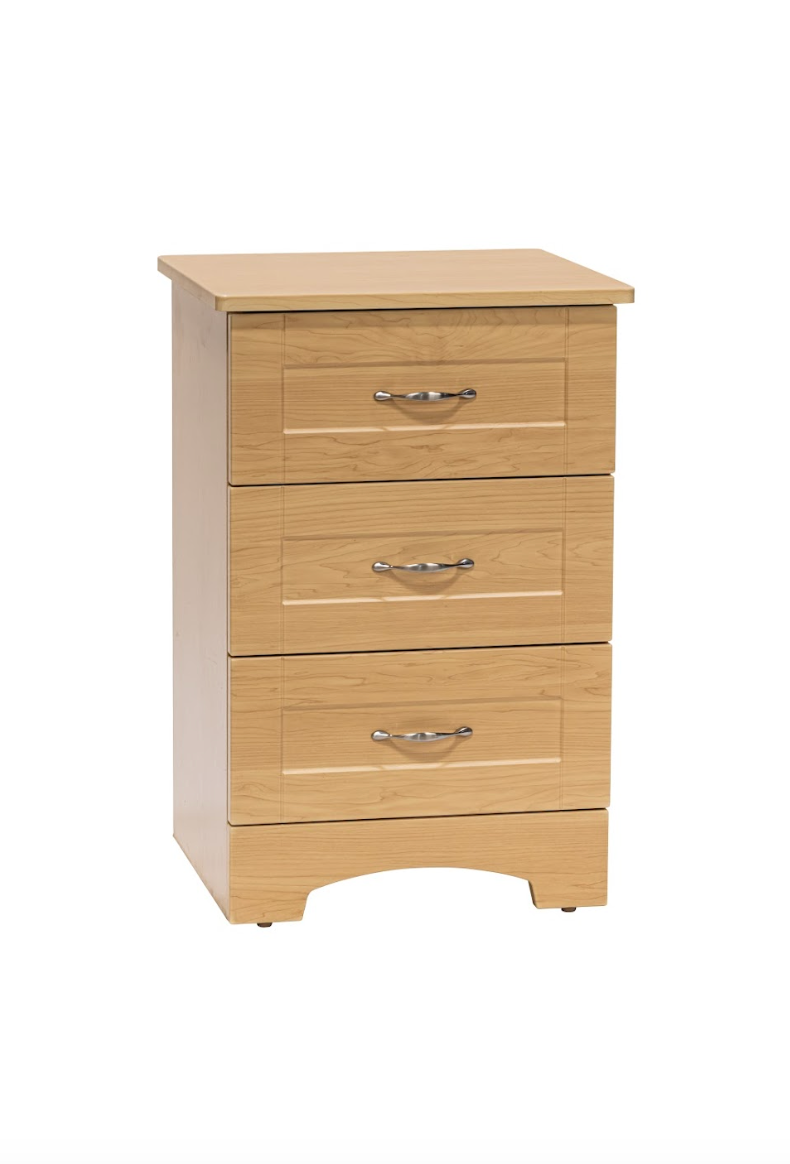 Shaker Bedside Cabinet, 3 Drawer