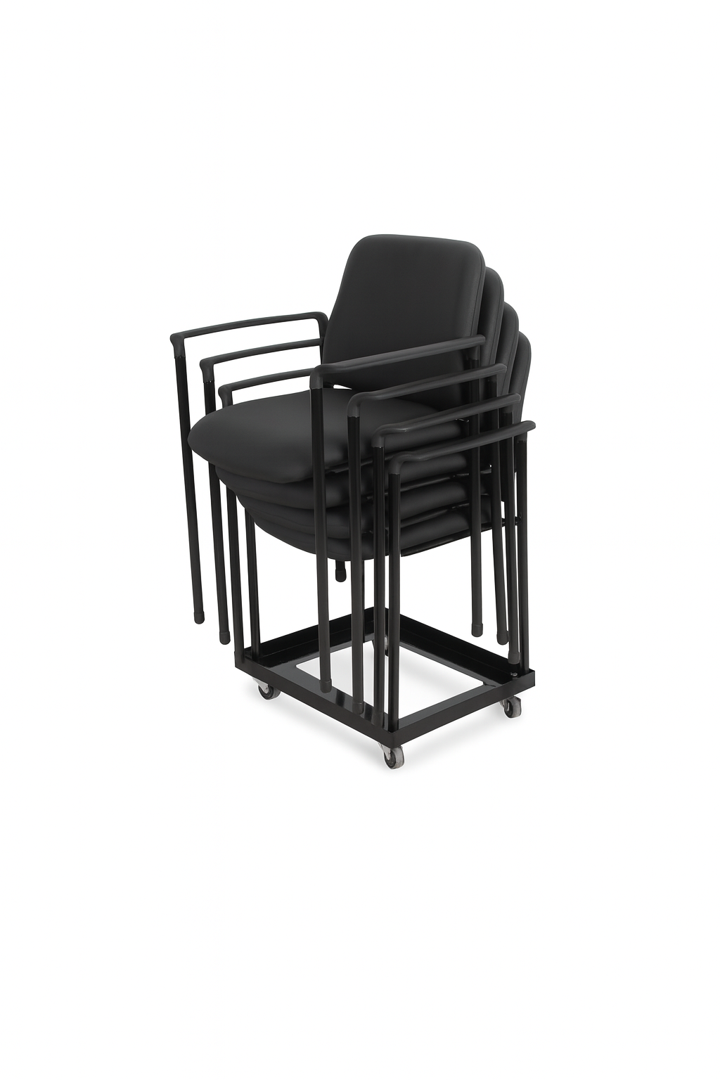 Jupiter Stacking Metal Arm Chair