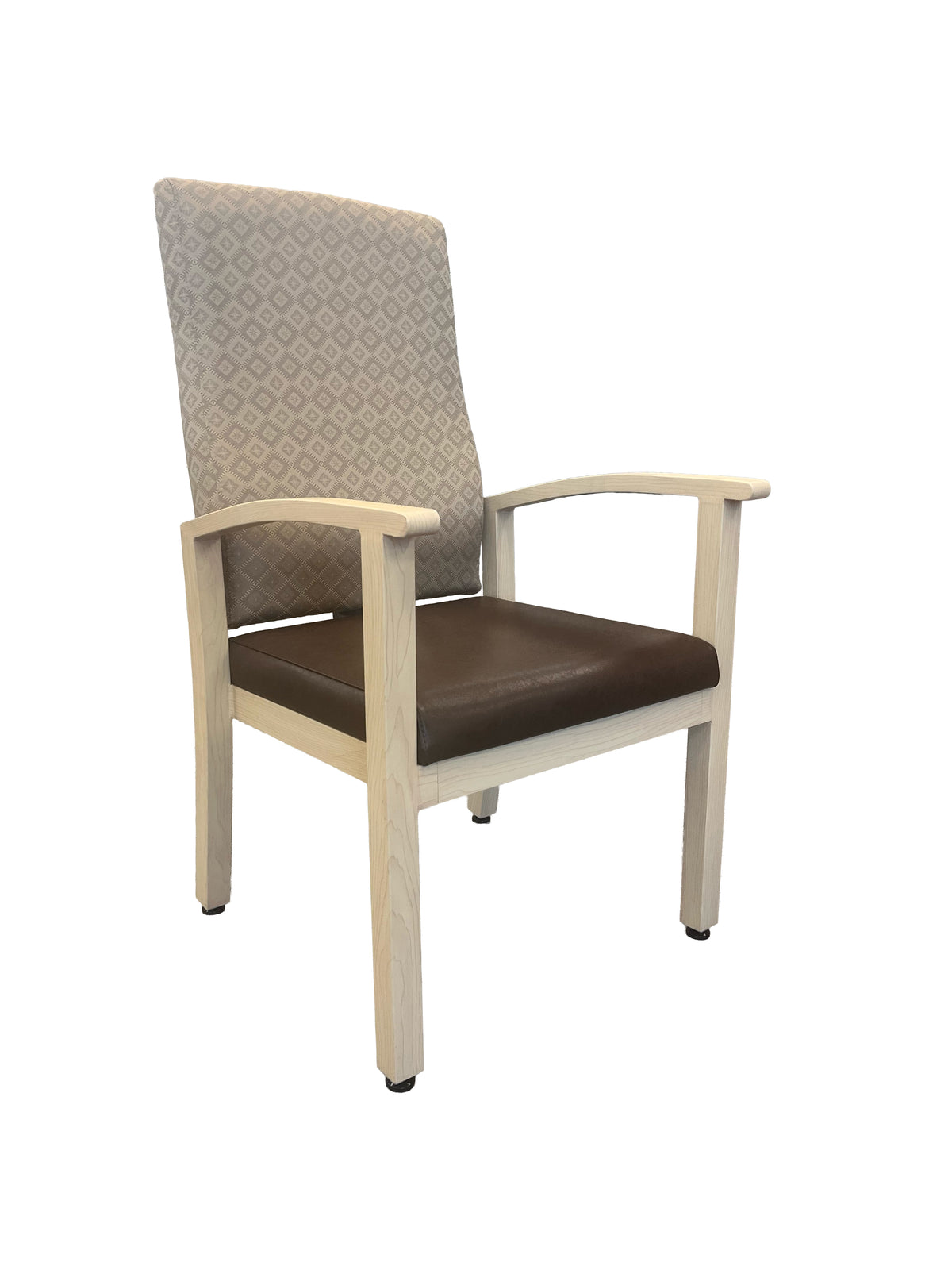 Palermo Flex Back Faux Woodgrain Metal Resident Room Chair