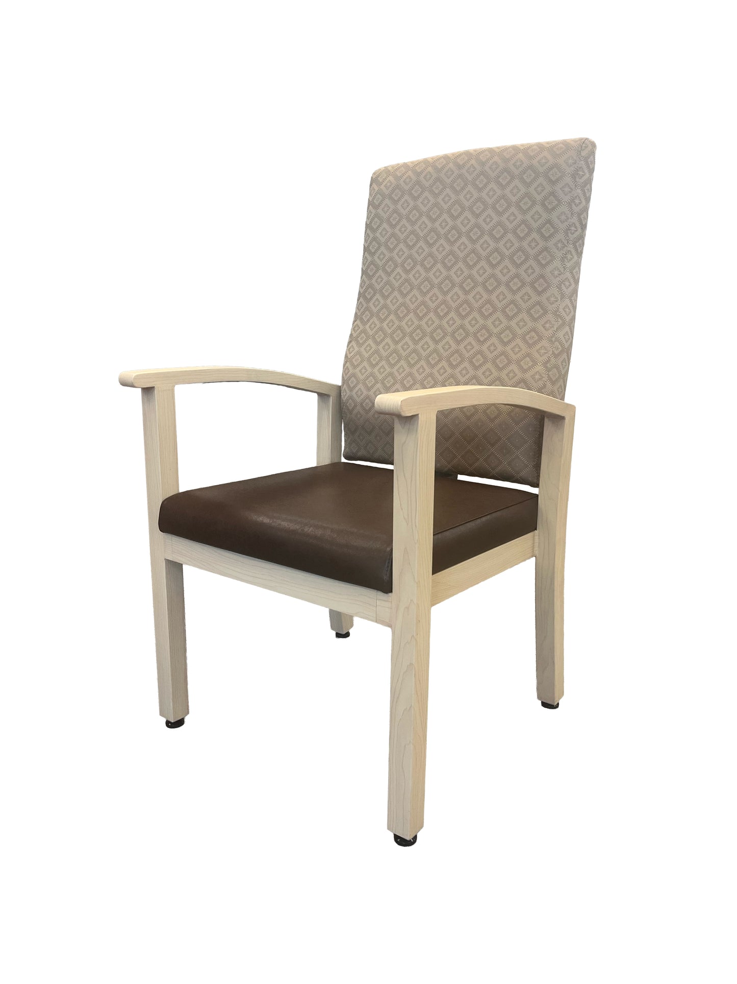 Palermo Flex Back Faux Woodgrain Metal Resident Room Chair