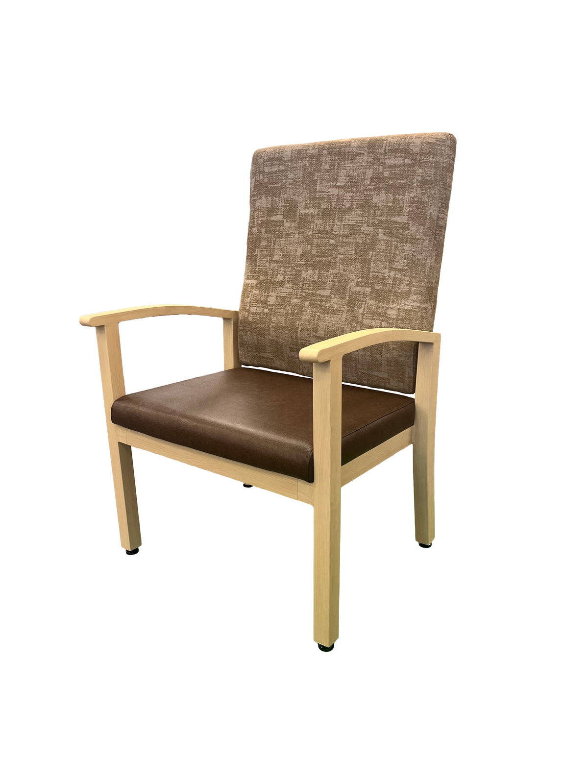 Palermo Faux Woodgrain Metal Bariatric High Back Resident Room Chair
