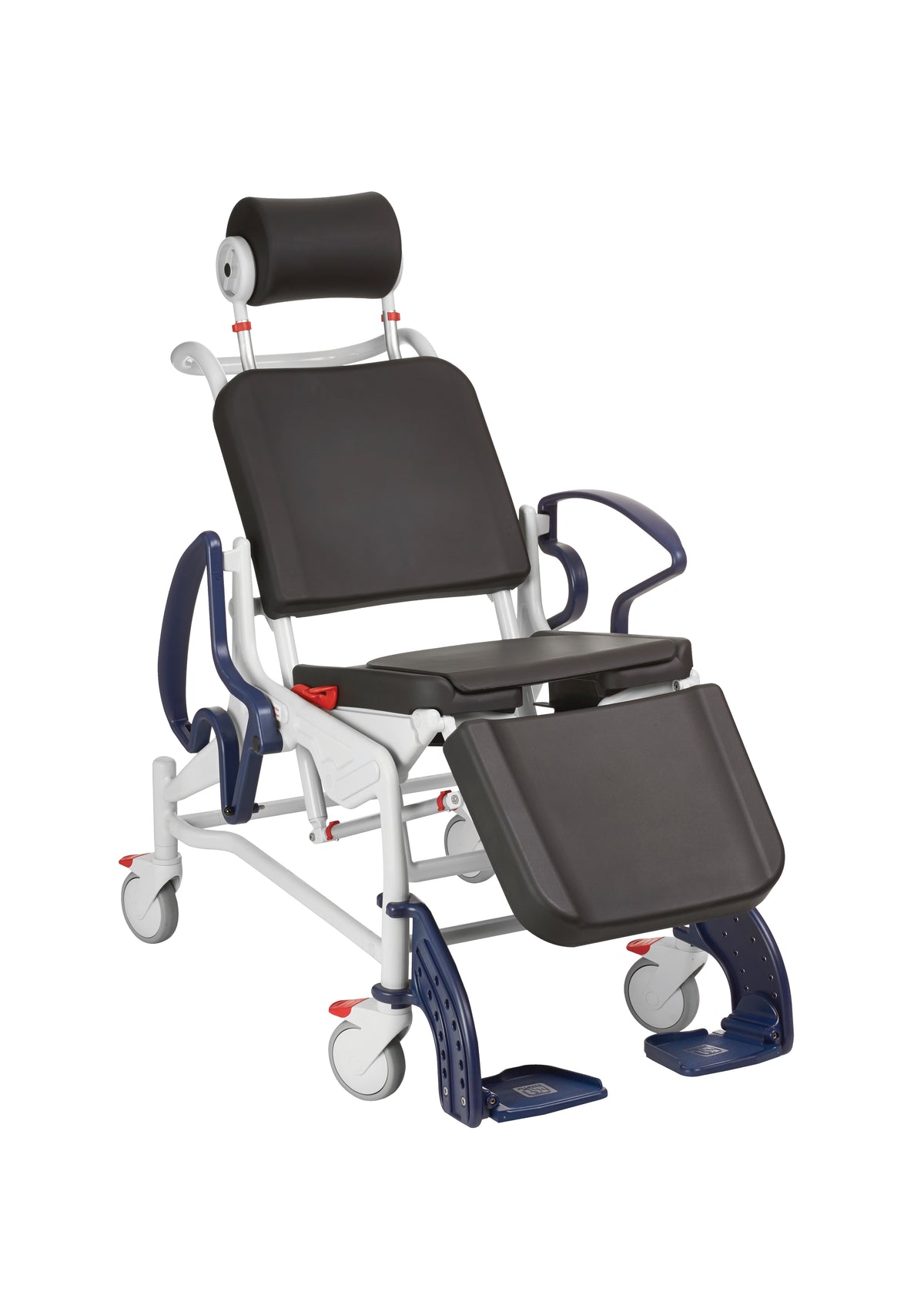 Phoenix Reclining Mobile Shower Commode Chair