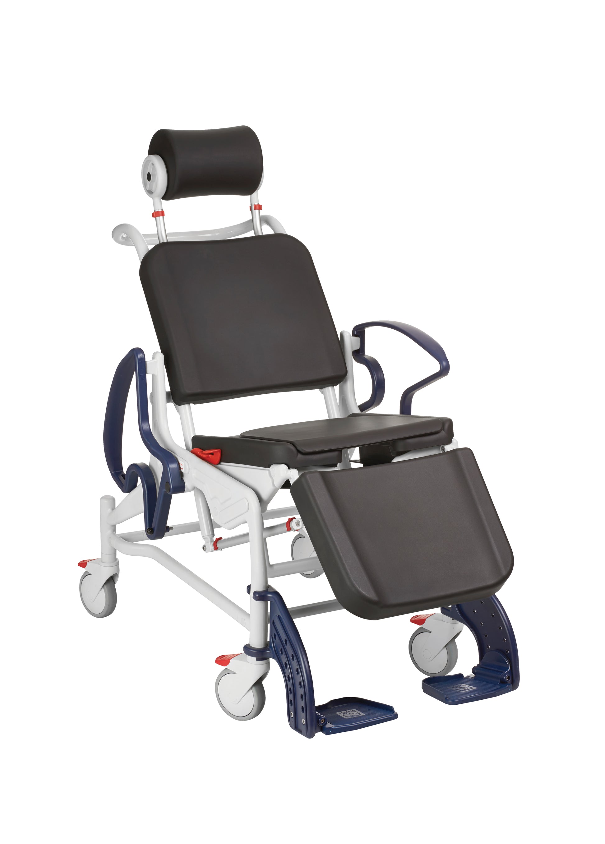 Phoenix Reclining Mobile Shower Commode Chair
