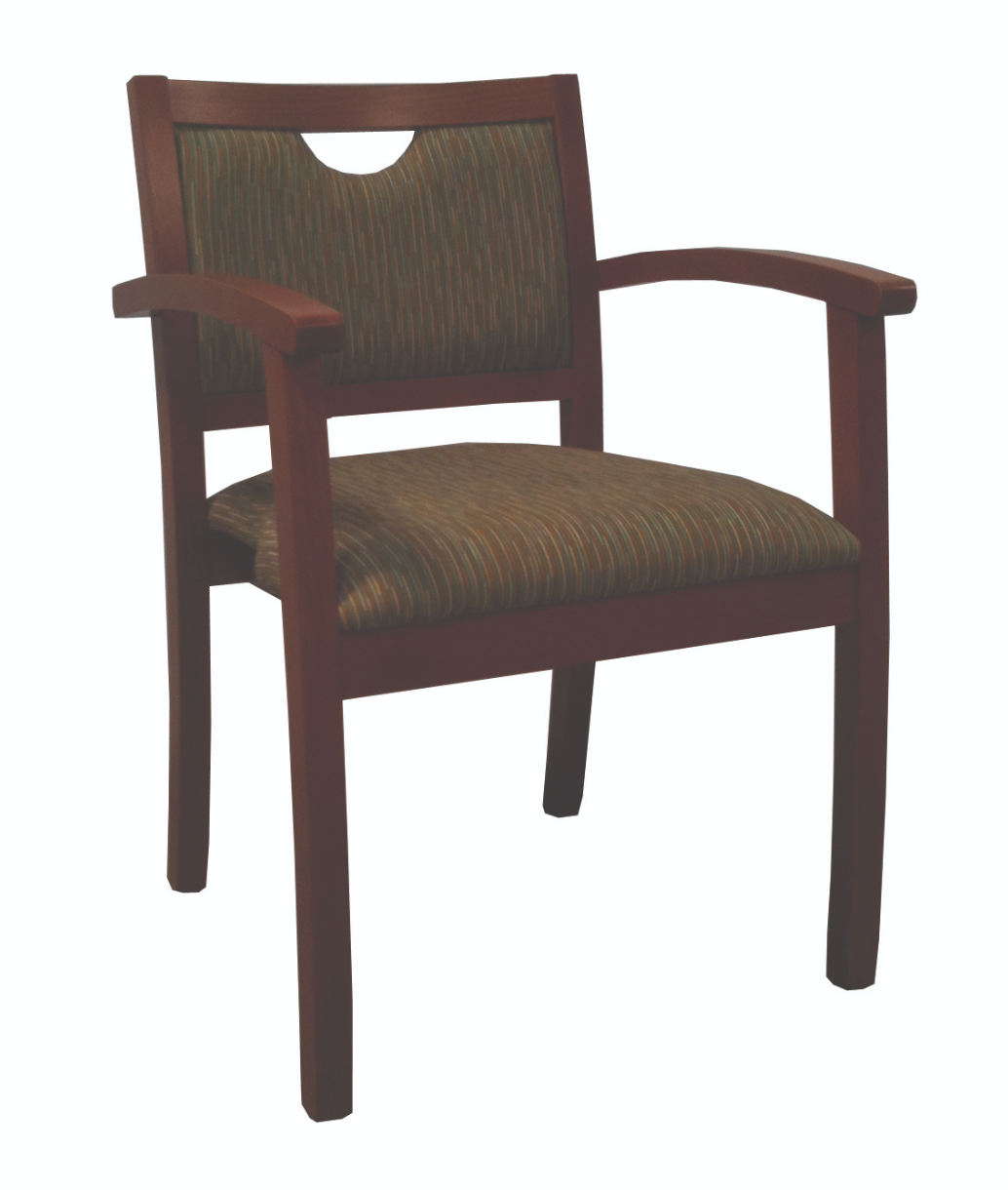 Venus Stacking Wood Arm Dining Chair
