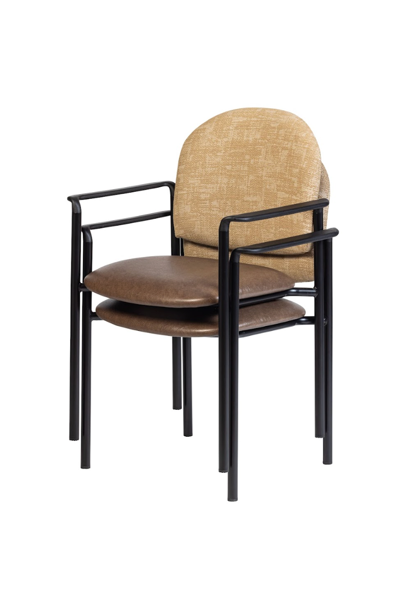 Mercury Stacking Arm Chair