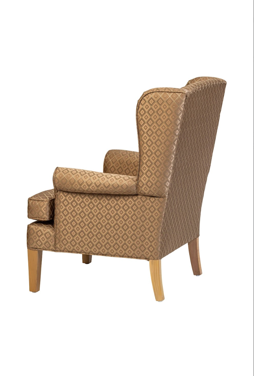 Traditional Wingback Lounge Chair